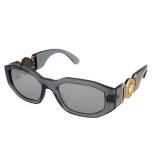 Authentic Versace Sunglasses VE4361 311/6G Gray Rectangular Frame Gray Lens 53MM